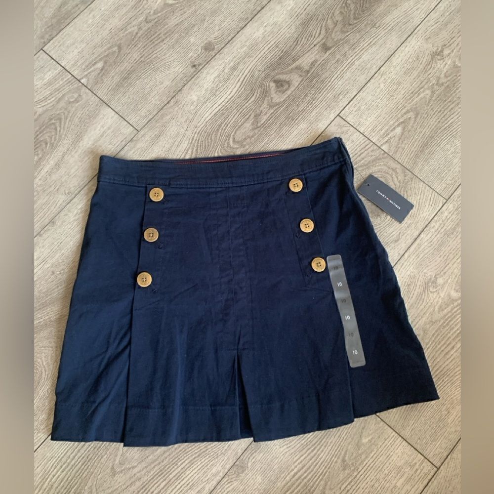 Tommy Hilfiger sailor bottoms skirt with side zipper